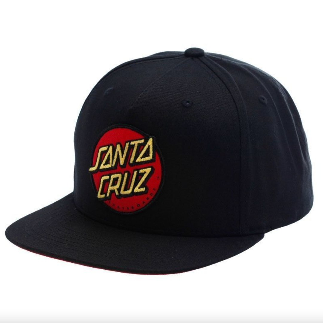 Santa Cruz Classic Dot Patch Flat Peak Cap