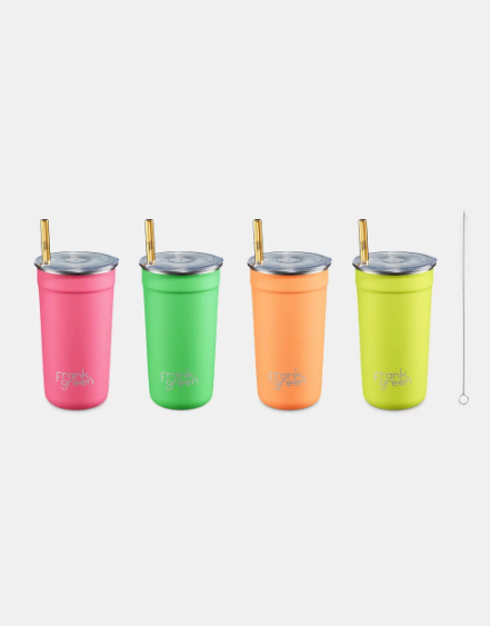 Frank Green Assembled Neon Stainless Steel Party Cup 4 Pack
