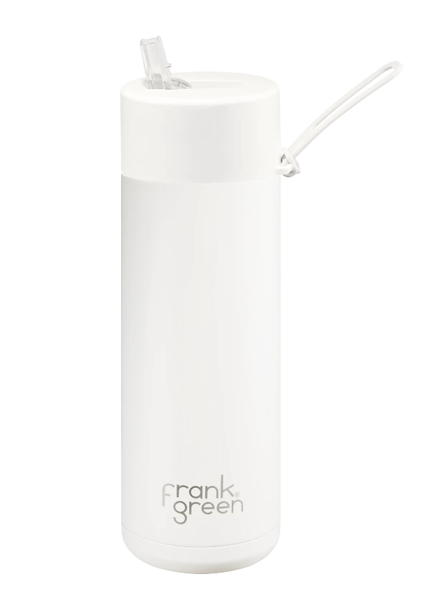 Frank Green Stainless Steel Ceramic Reusable Bottle with Straw Lid Cloud