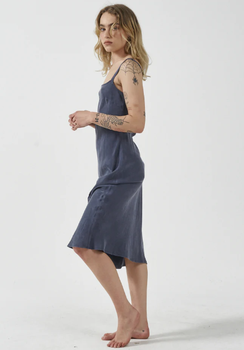 Thrills Sasha Slip Dress Marine Blue