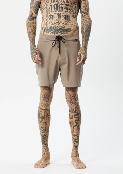 Afends Outline Recycled Fixed Waist Boardshorts