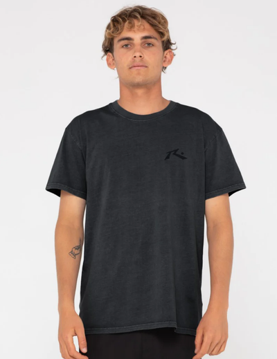 Rusty Comp Wash SS Tee Black