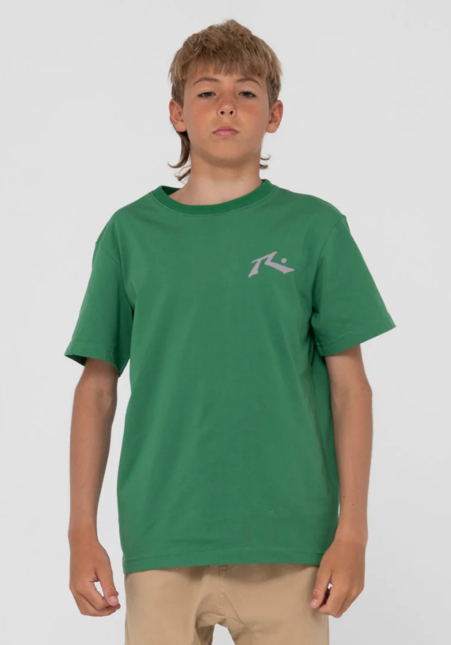 Rusty Competition SS Tee Boys Amazon/Gull Grey