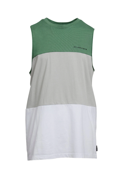 St Goliath Colour Block Muscle Green