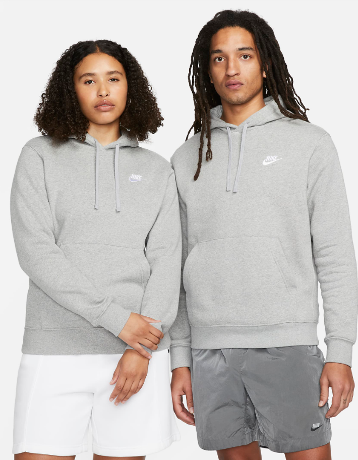 Nike Club Hoodie Grey