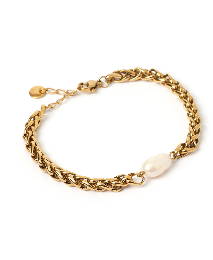 Arms Of Eve Mia Pearl & Gold Bracelet