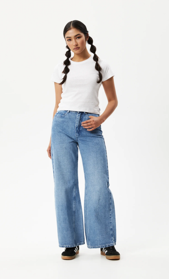 Afends Gigi Hemp Denim Flared Leg Jean