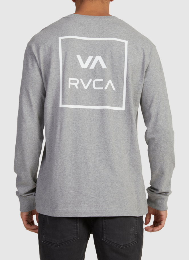 RVCA VA All The Ways LS Tee Grey Marle