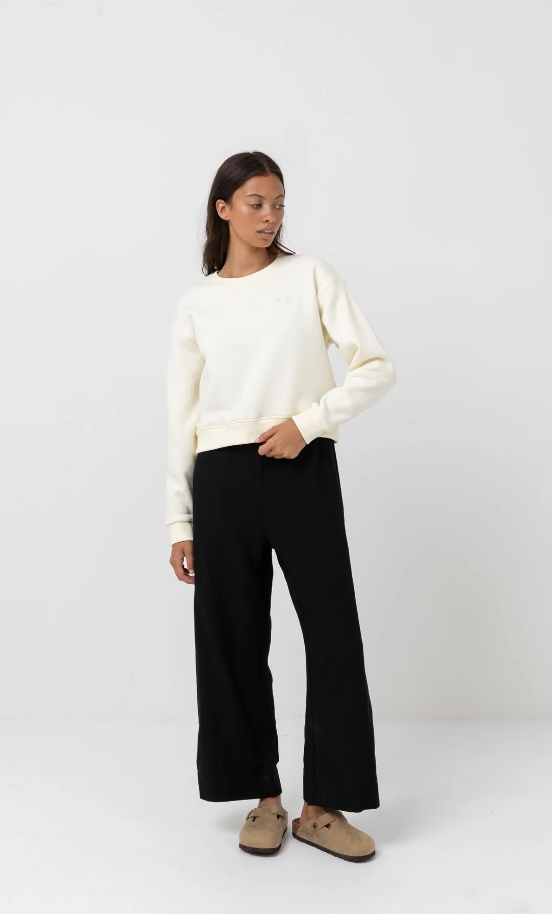 Rhythm  Classic Crew Neck Fleece Jumper