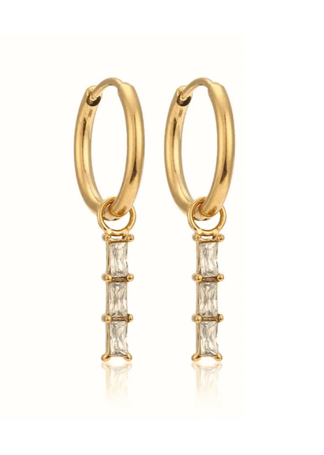 Ever End Game Huggie Earrings
