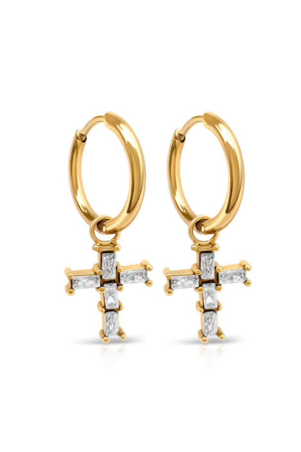 Ever Cross Over Huggie Earring