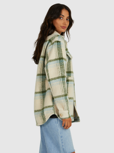 RVCA Valley Plaid Shacket