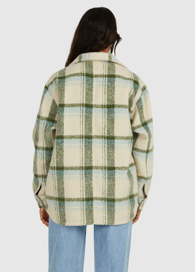 RVCA Valley Plaid Shacket