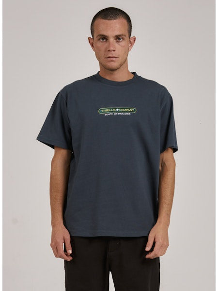 Thrills Wonderland Merch Fit Tee - Dark Slate
