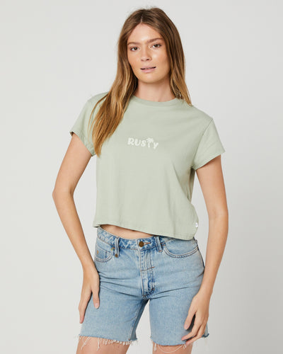 Rusty Palm Classic Slim Fit Crop Tee