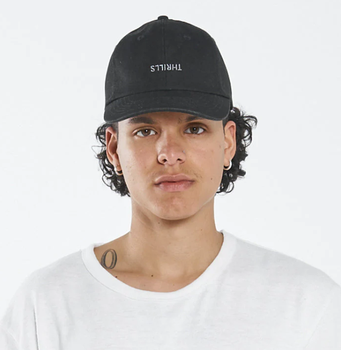 Thrills Minimal Thrills 6 Panel Cap Washed Black