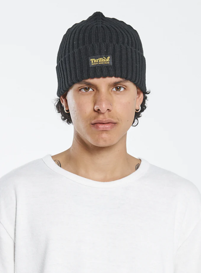 Thrills Union Beanie Black
