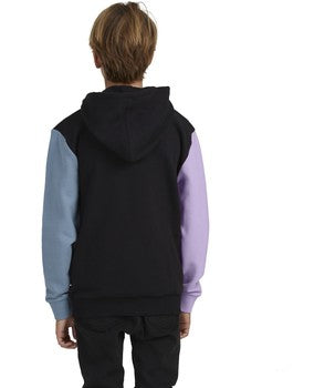 Billabong Colour Block Pop Hood Washed Blue