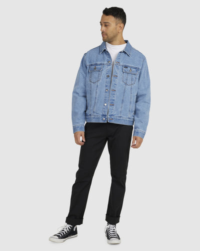 RVCA Vintage Lined Denim Jacket