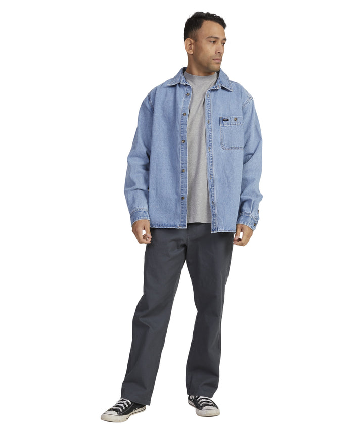 RVCA Wide Load Denim LS Shirt