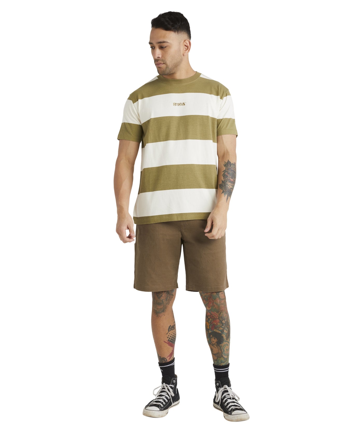 RVCA Spring Hit Stripe Ss Tee