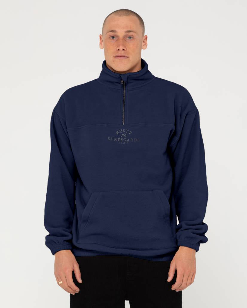 Rusty Middle Section Crew Polar Fleece