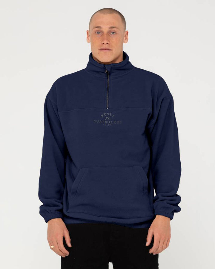 Rusty Middle Section Crew Polar Fleece
