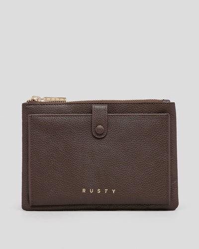 Rusty Grace Leather Pouch.