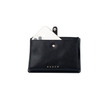 Rusty Grace Leather Pouch Black