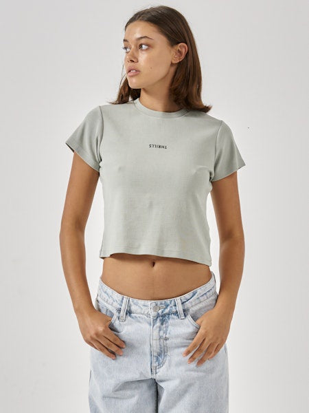 Thrills Minimal Thrills Mini Tee - Sage Grey