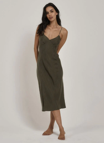 Thrills Chelsea Slip Dress Tarmac