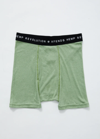 Afends THC Hemp Boxer Briefs Moss