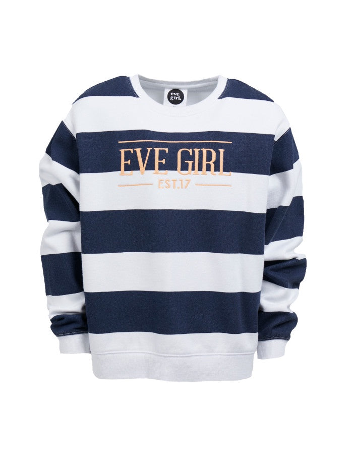 Eve Girl Stripe Crew Jumper