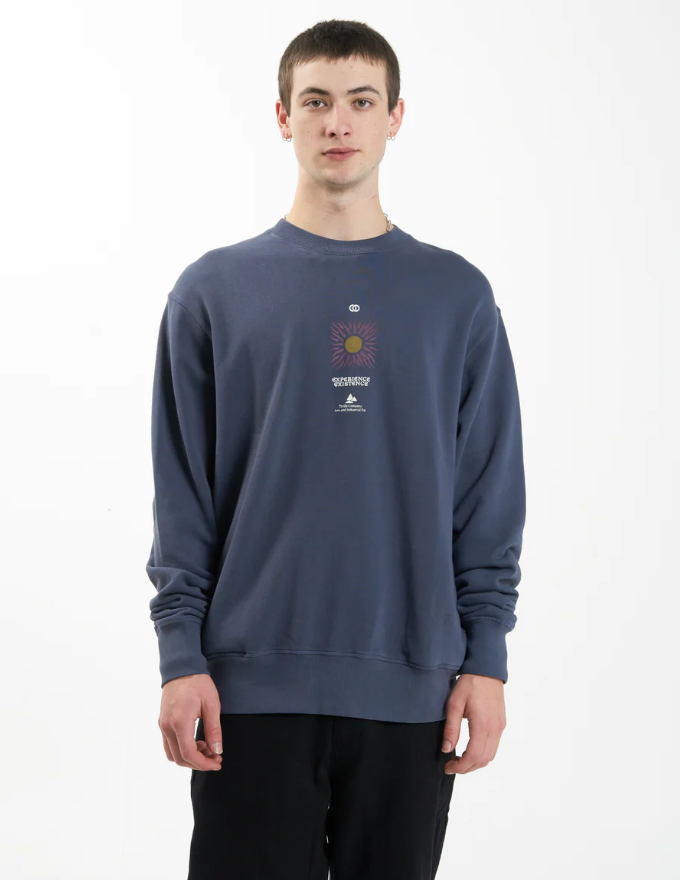 Experience Existence Oversize Crew - Mood Indigo