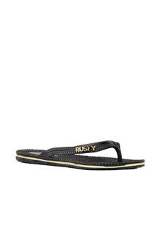 Rusty Flippin Thong Black Gold