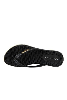 Rusty Flippin Thong Black Gold