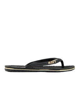 Rusty Flippin Thong Black Gold