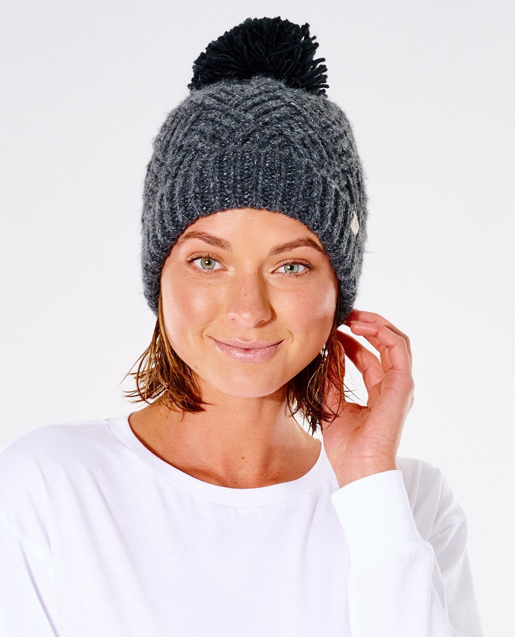 Rip Curl Groundswell Pom-Pom Beanie