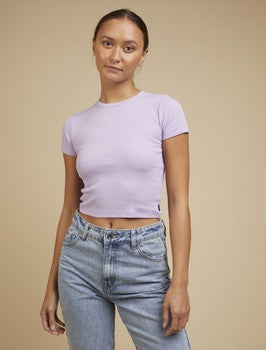 Silent Theory Harlem Rib Tee Purple