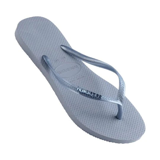 Havaianas Slim Metal Logo Ashley Blue