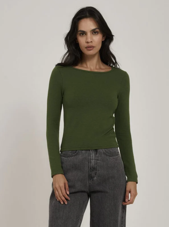 Thrills Hemp Rib LS Tee