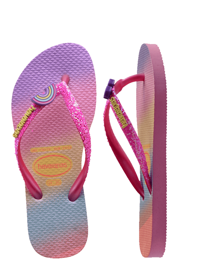 Havaianas Kids Slim Glitter II Pink Lemonade