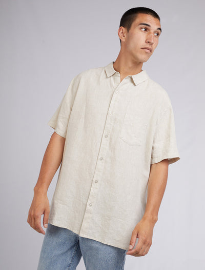 Rusty Overtone SS Linen Shirt