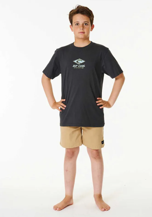 Rip Curl Pure Surf Logo Tee-Boys