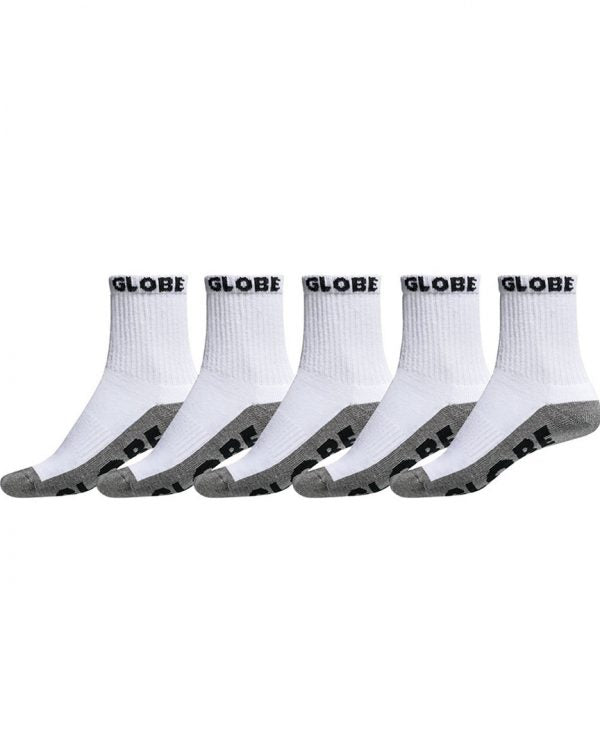 Globe Quarter Sock 5PK
