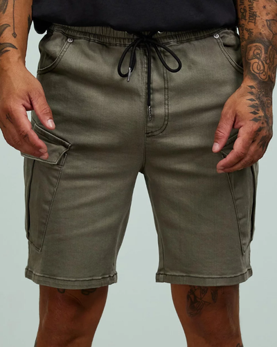 St Goliath Oxide Cargo Short Khaki