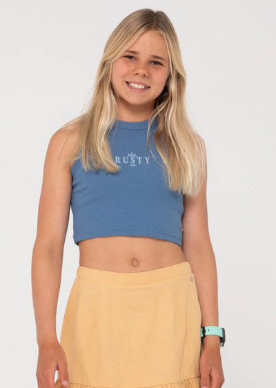 Rusty Rusty Sunrise Racer Tank Girls